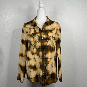 Destroyed Flannel Shirt